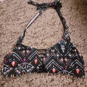 PINK Victoria's Secret Geometric Halter Bralette